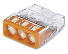 Клеммы WAGO 2273-243 (3Х2,5мм2 с пастой) (упаковка 100шт.) картинка 